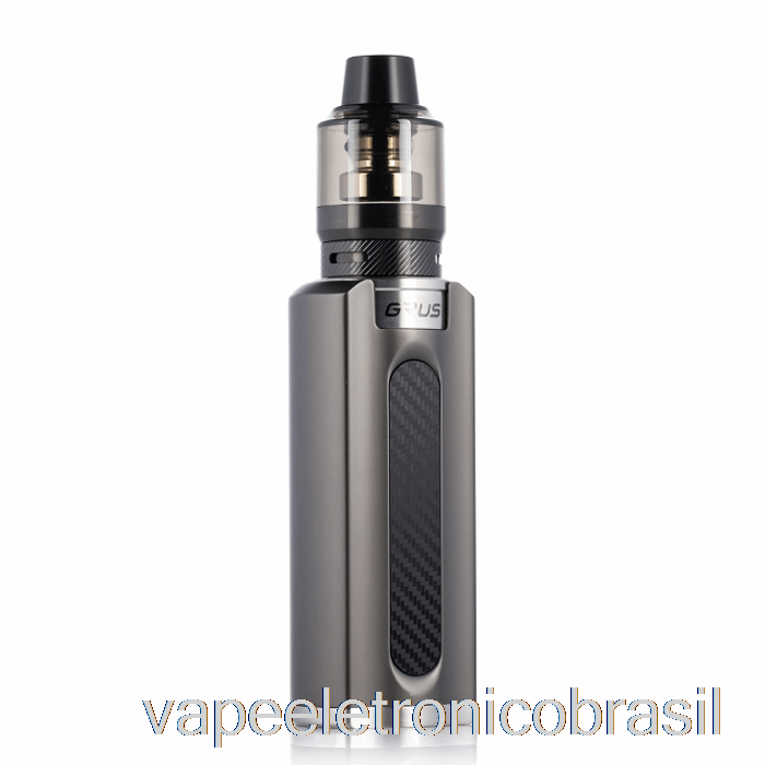 Vape Recarregável Vape Perdido Grus 100w Starter Kit Gunmetal / Fibra De Carbono